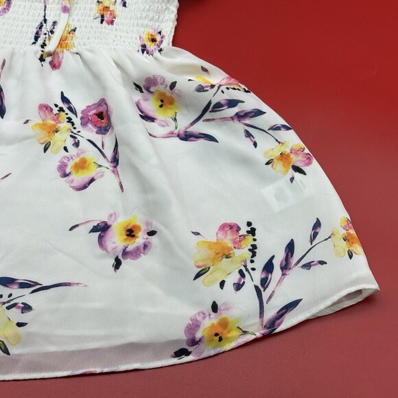 Parker Women's Size Large Primrose Floral Print Flutter Drop Waist Dress NWT - Picture 4 of 13